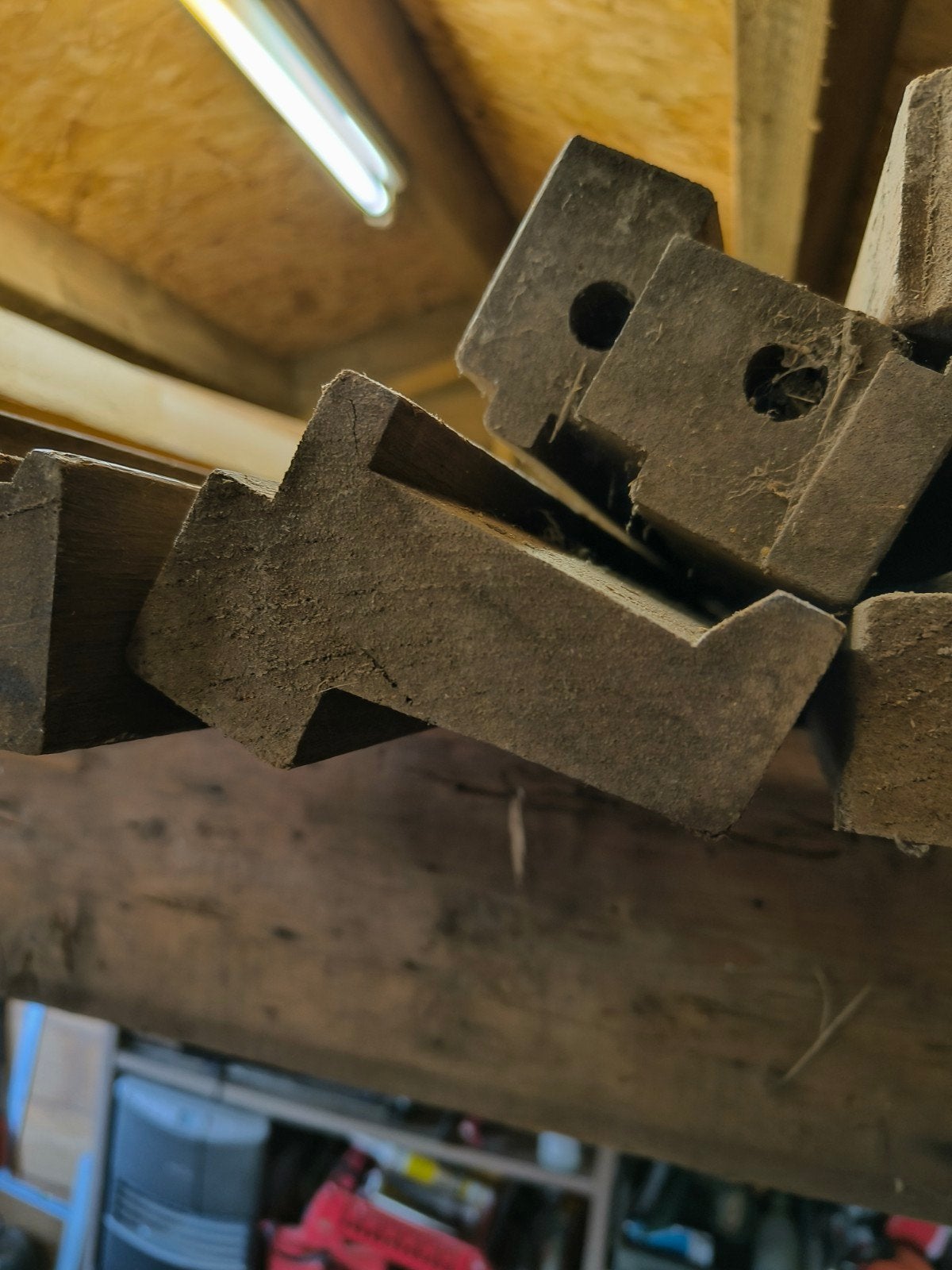 kozijnprofielen meranti lengte 170 cm lang, Ophalen, Gebruikt, Balk, Overige houtsoorten