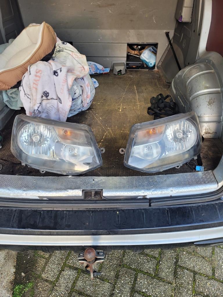 Koplampen met grill vw transporter t5, Auto-onderdelen, Ophalen of Verzenden, Gebruikt, Volkswagen