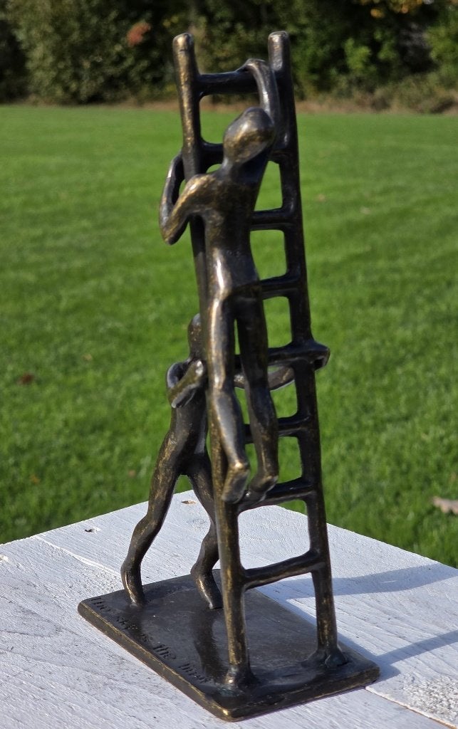 THE SKY IS THE LIMIT // Bronzen beeld, Ophalen of Verzenden, Handgemaakt, Brons