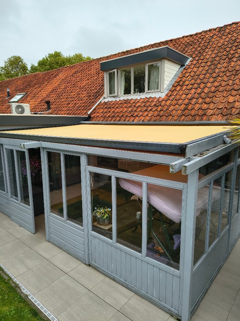 zonnescherm voor veranda of serre, Ophalen, Gebruikt, Overige typen, 450 cm of meer
