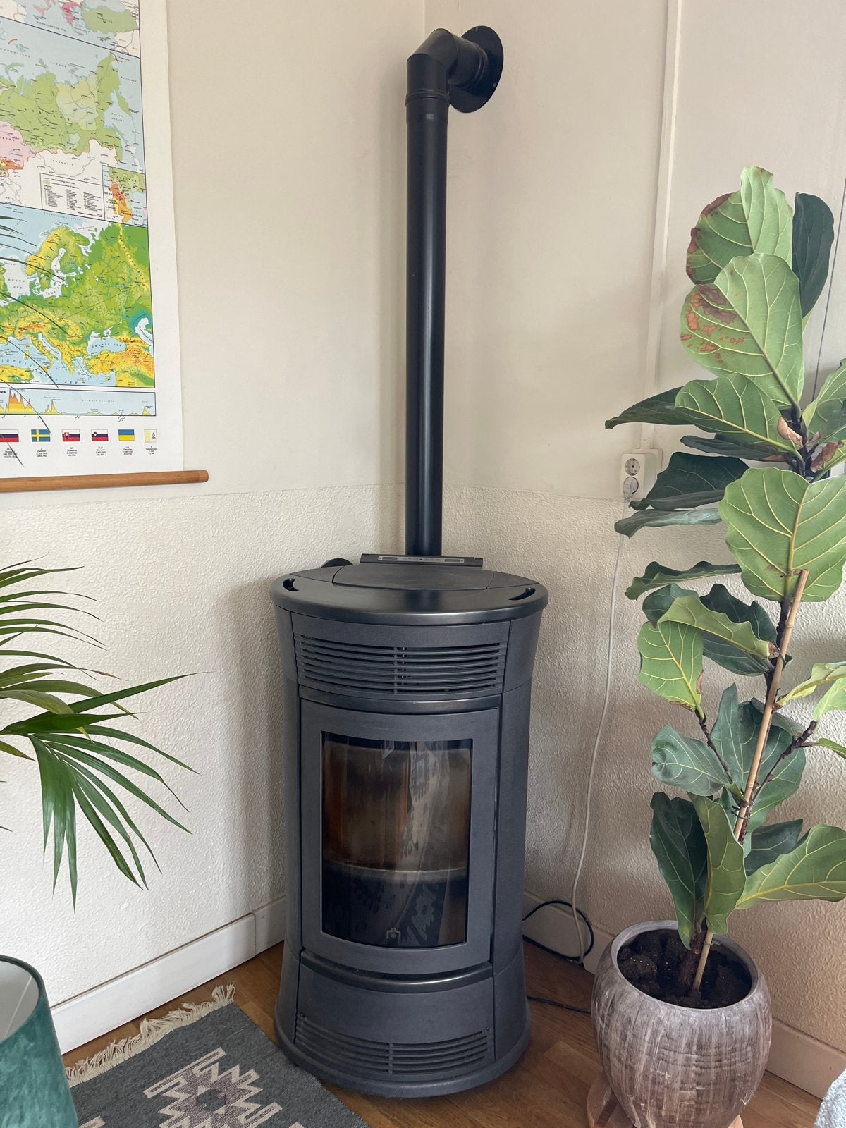 Grote pelletkachel 11kW, Ophalen, Gebruikt, Vrijstaande haard, Overige soorten