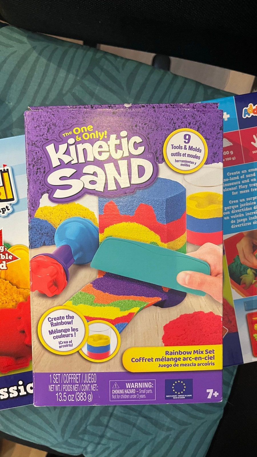 Kinetic Sand Rainbow Mix Set - Doos geopend, ongebruikt, Kinderen en Baby's, Speelgoed | Educatief en Creatief, Ophalen, Zo goed als nieuw