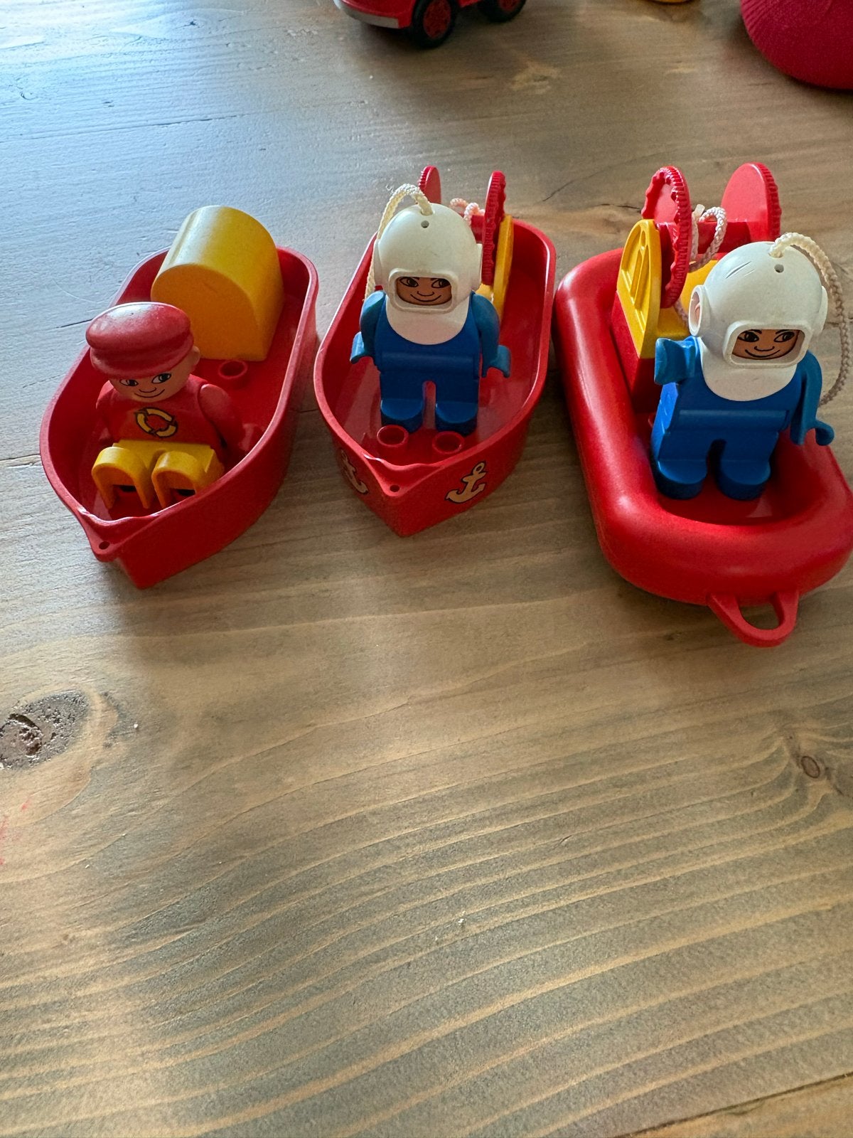 LEGO Duplo boten met figuren, Ophalen of Verzenden, Gebruikt, Jongen of Meisje