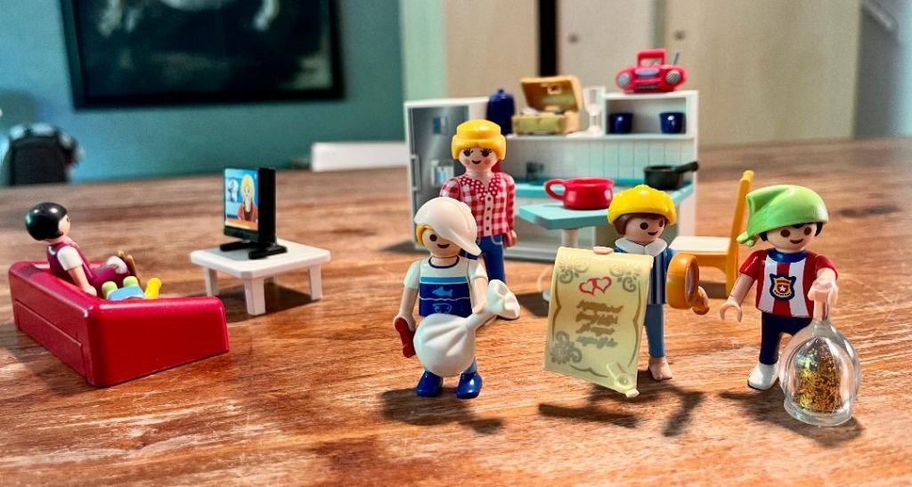 kinderen vinden schat playmobil keuken, Kinderen en Baby's, Ophalen, Gebruikt, Losse onderdelen, Overige typen
