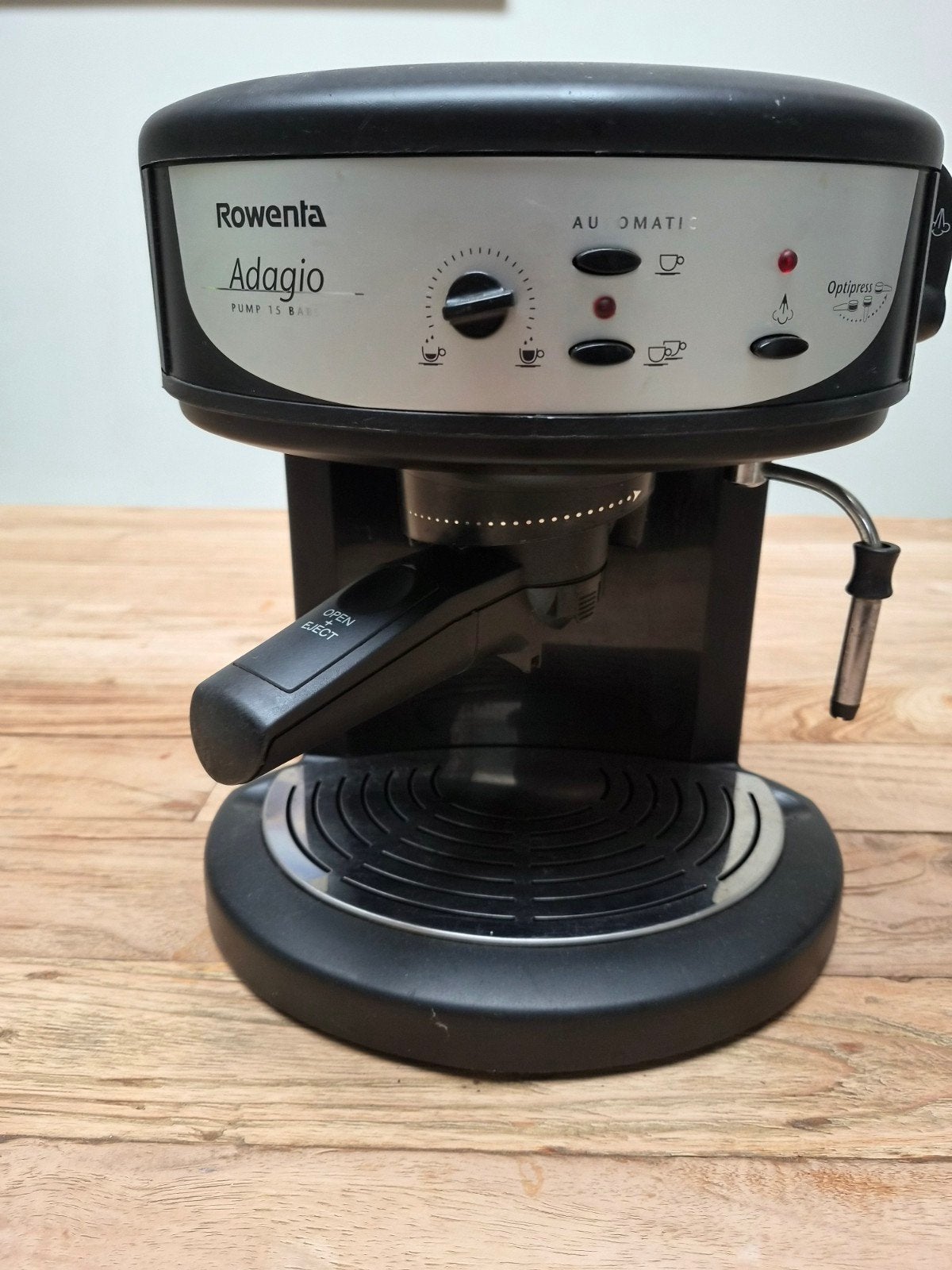 Rowenta Adagio Espressomachine - ES 180/F, Stoompijpje, Gebruikt, Espresso apparaat, Gemalen koffie