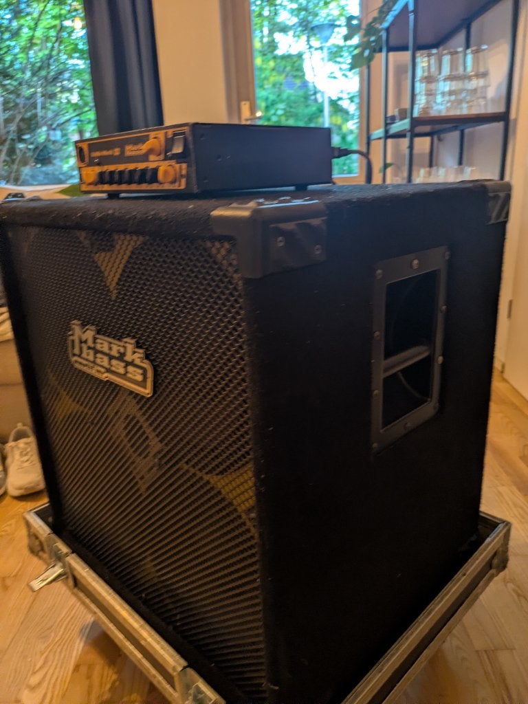 Markbass Little Mark III + Traveler 104 – incl. flightcase, Muziek en Instrumenten, Versterkers | Bas en Gitaar, Ophalen, Gebruikt