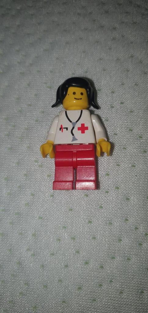 Zeldzame LEGO Ambulance Vrouw Minifiguur uit 1980, Ophalen, Lego, Minifiguur, City