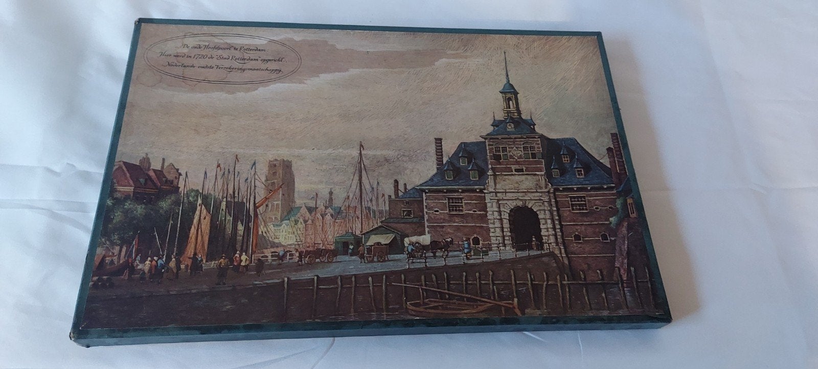 Vintage puzzel Rotterdam hoofdpoort Rotterdam verzamelen, Ophalen of Verzenden, Gebruikt, Overige onderwerpen
