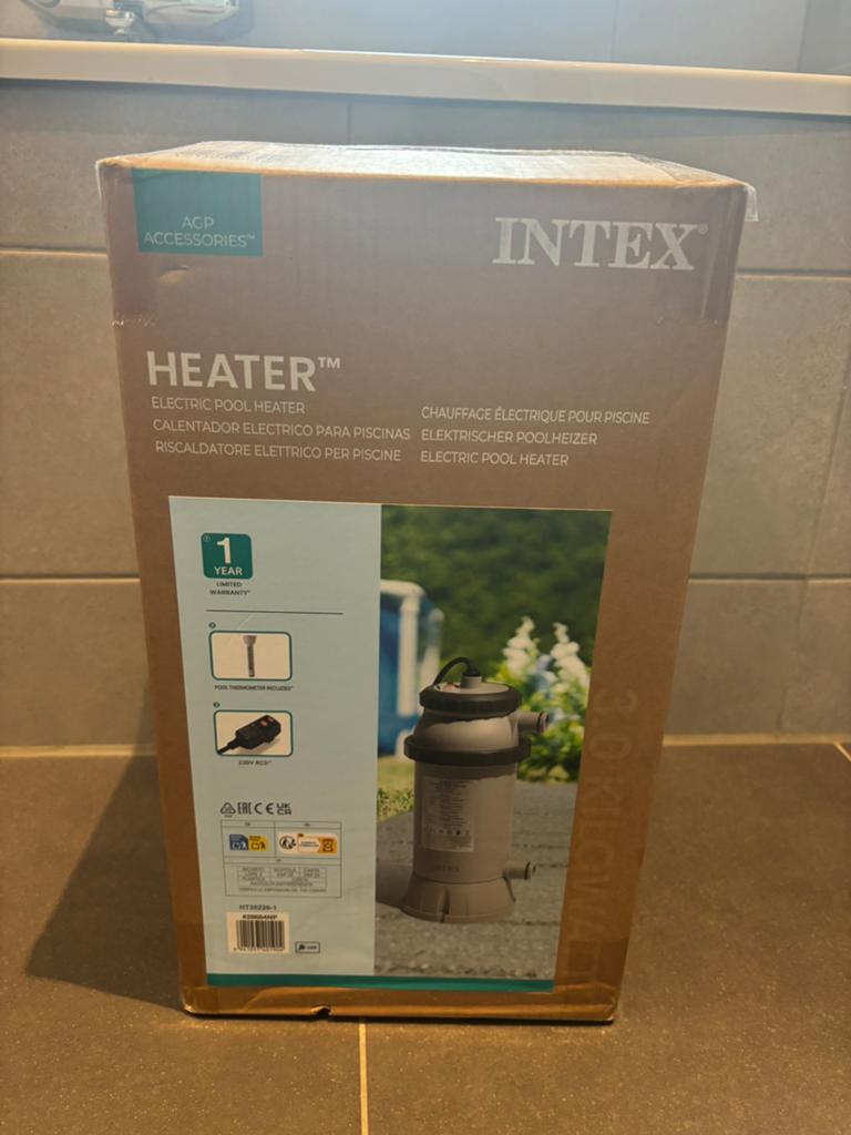 Intex zwembad verwarming elektrisch (nieuw) pool heater, Ophalen of Verzenden, Zo goed als nieuw