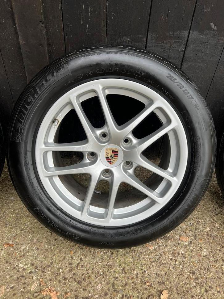Originele Porsche boxster Cayman s velgen 5x130 breedset 17?, Niet ingevuld, Gebruikt, Banden en Velgen, Niet ingevuld