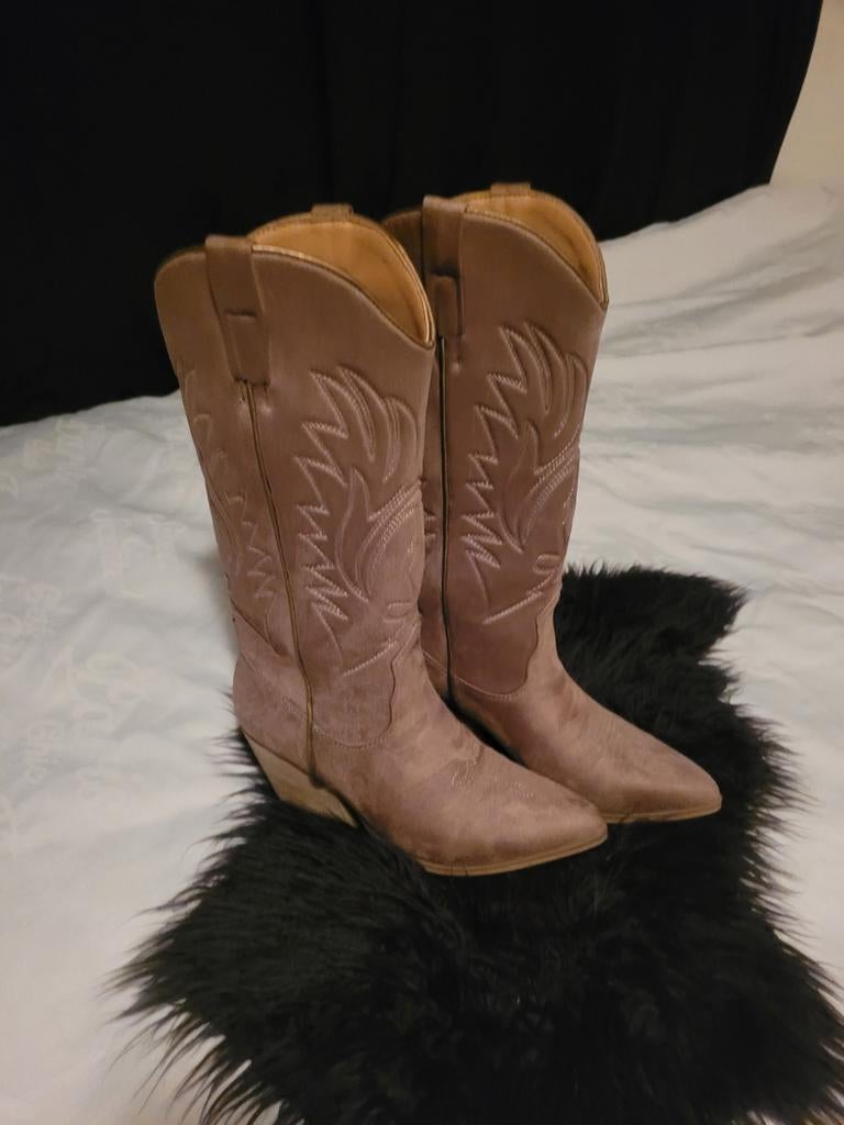 Cowboy laarzen zo goed als nieuw, maat 39, Ophalen of Verzenden, Zo goed als nieuw, Bruin, Hoge laarzen