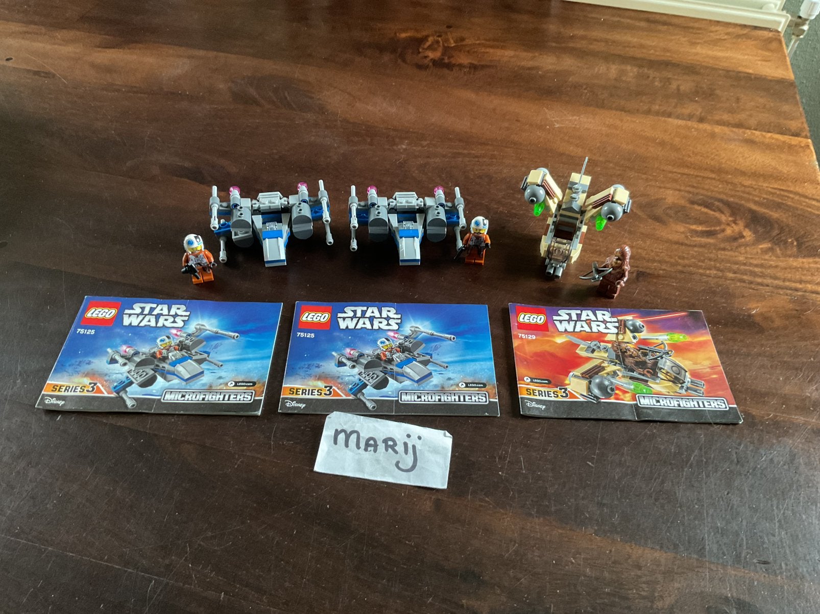 Lego Star Wars 4 x microfighters serie 3, Inclusief instructies, Star Wars, Lego, Ophalen of Verzenden