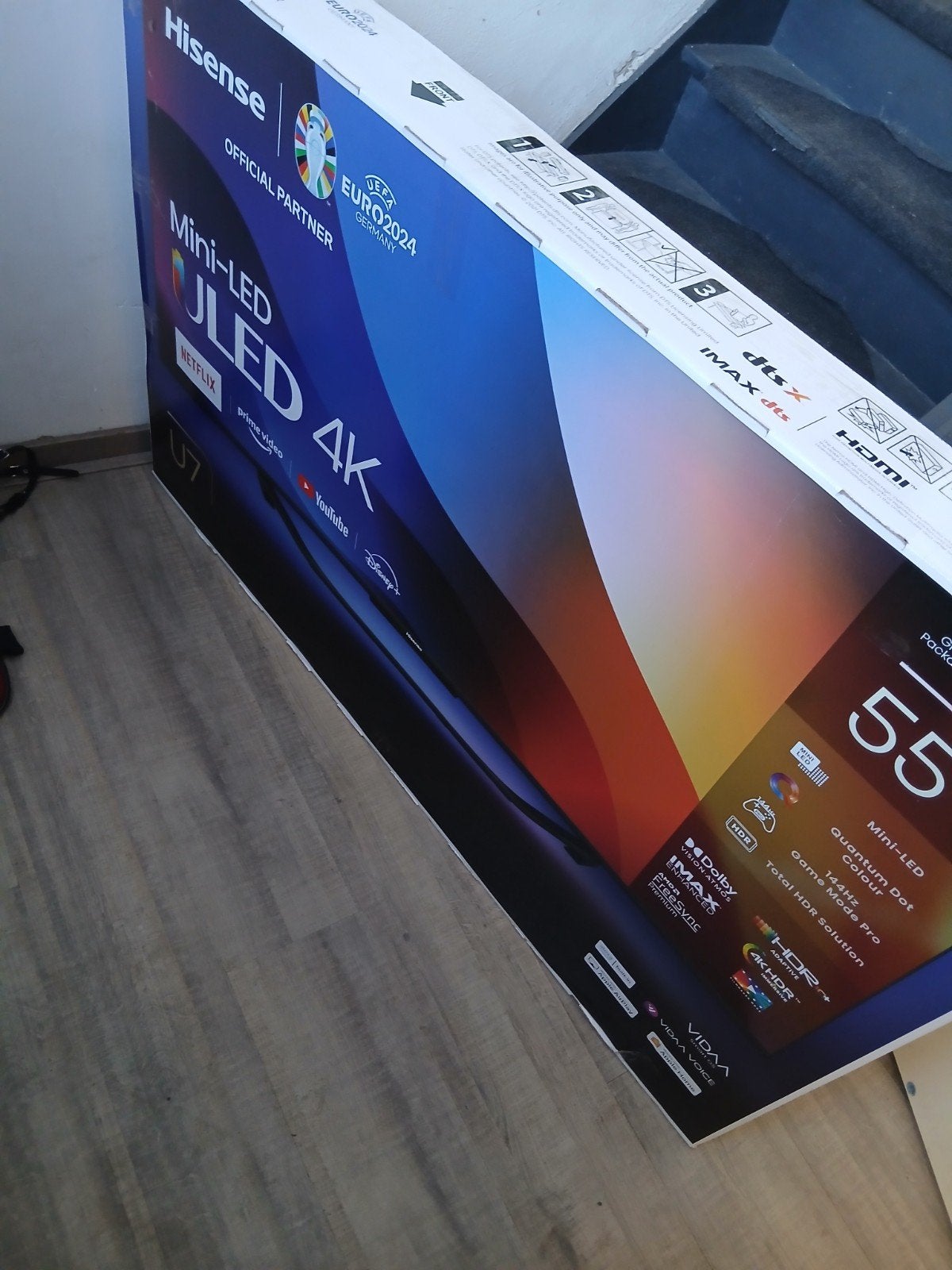 Scherm defect. Hisense Mini-LED ULED 4K S, LED, 120 Hz, 4k (UHD), Smart TV