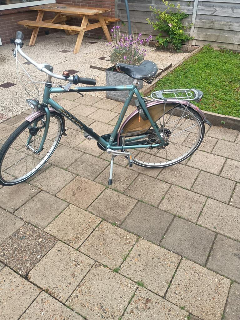 Gazelle Orange, Brooks zadel, Nexus 7, Frame 61CM, Ophalen, Gebruikt, Velgrem, Versnellingen