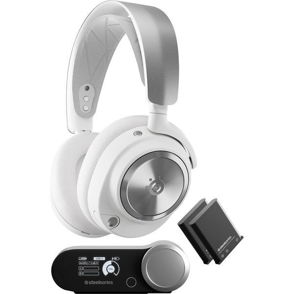 Steelseries Arctis Nova Pro Wireless White Gaming Headset, Computers en Software, Headsets, Mute-functie, Nieuw, Ophalen of Verzenden