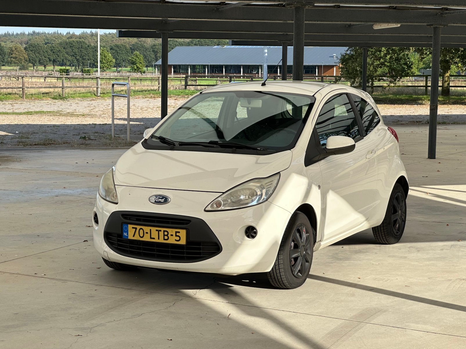 Ford Ka 1.2 51KW | 2010 | Airco |Recent Grote Beurt|APK 2027, Auto's, Stof, 4 cilinders, 4 stoelen, Wit