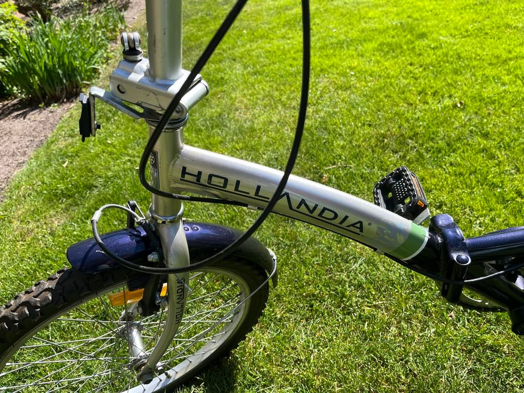 Hollandia vouwfiets - Ideaal voor woon-werkverkeer, 20 inch of meer, Gebruikt, Velgrem, Totaal opvouwbaar