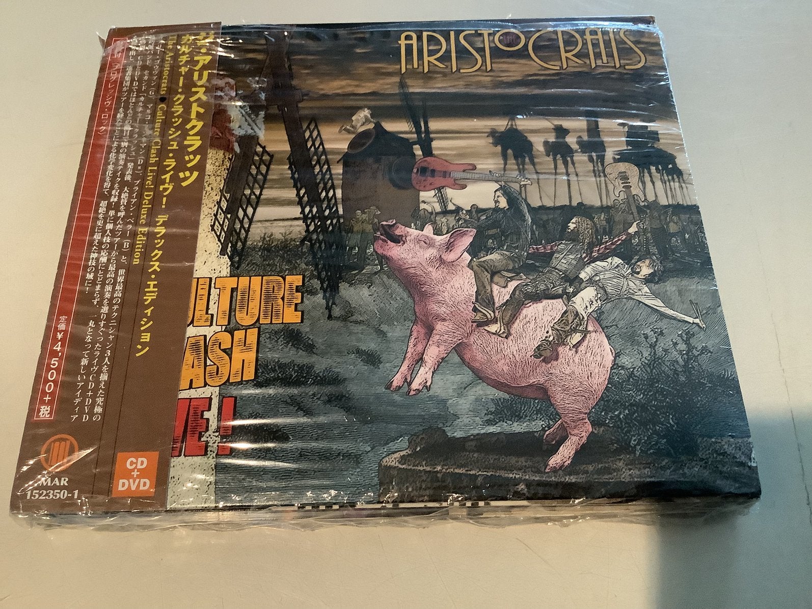 The Aristocrats –Culture Clash Live! Cd + dvd prog/jazz rock, Ophalen of Verzenden, Zo goed als nieuw, Cd of Plaat