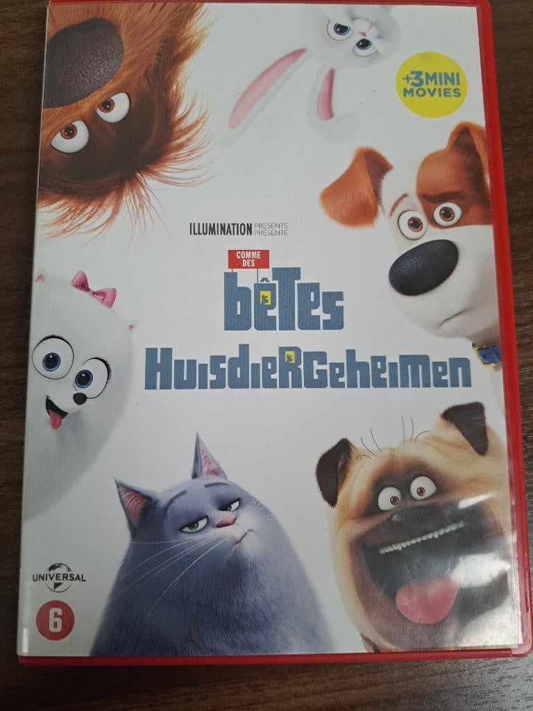 Huisdiergeheimen (DVD), Tekenfilm, Amerikaans, Ophalen of Verzenden, Zo goed als nieuw