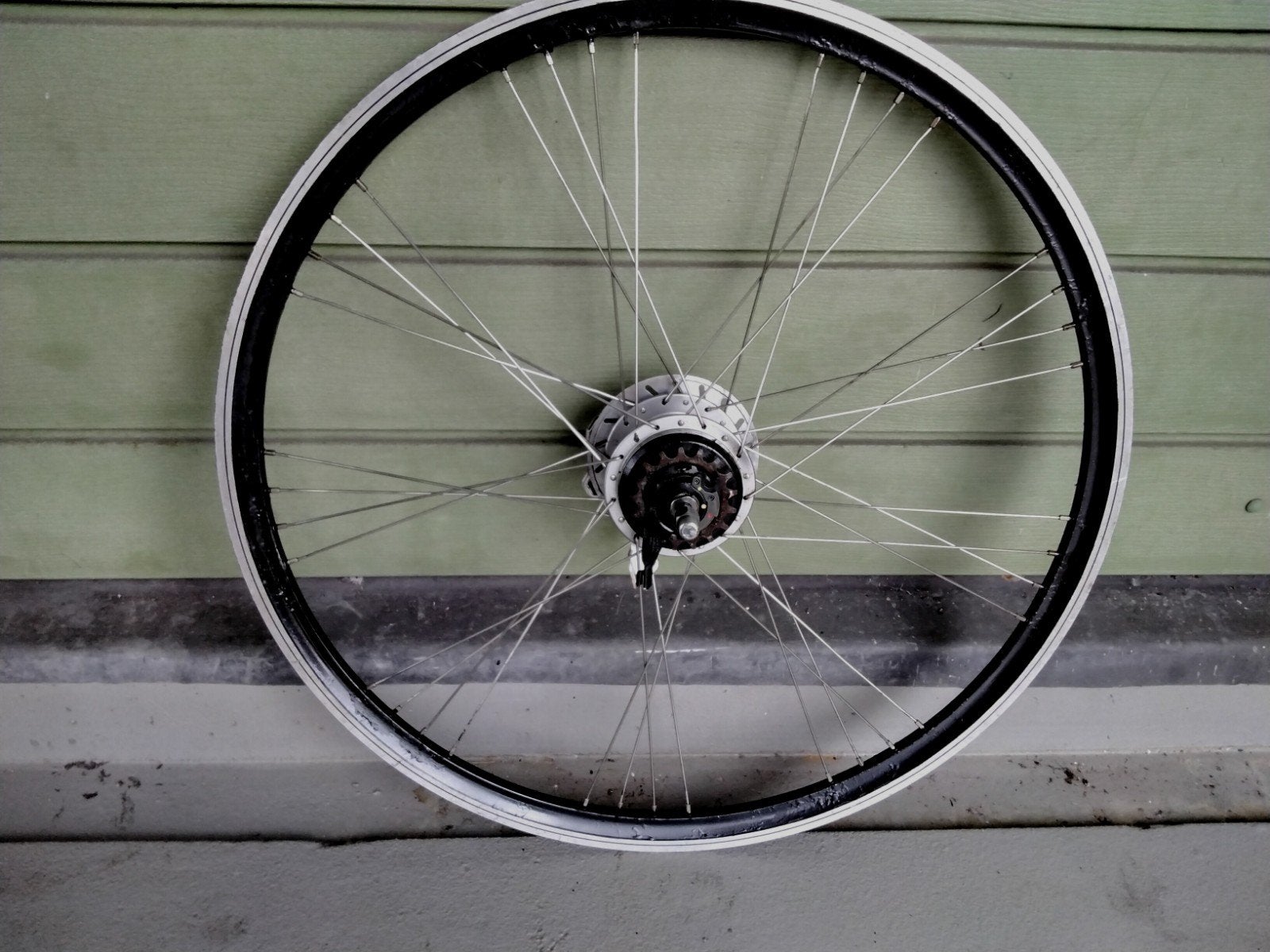 Shimano Nexus 7 en 8 Achterwiel, Elektrische fiets, Gebruikt, Shimano Nexus, Aluminium