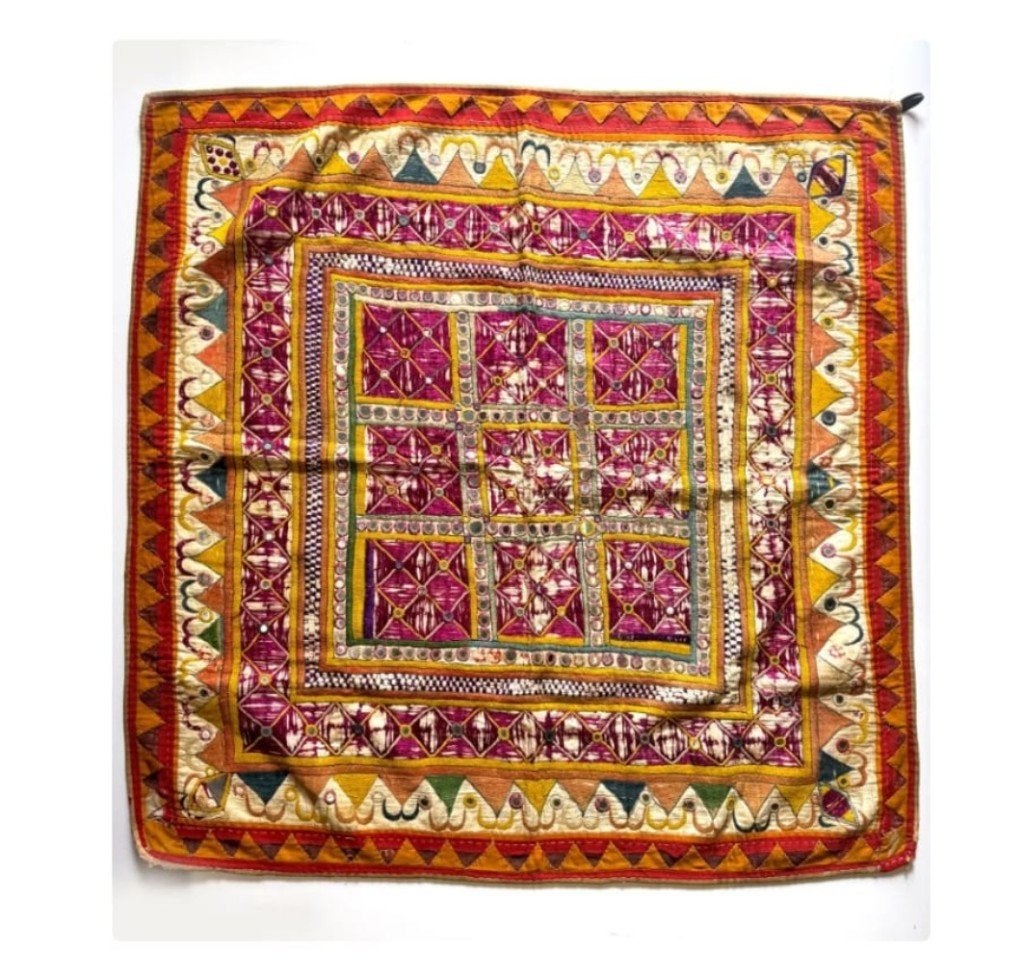 Indiaas wandkleed, Vintage, Ophalen of Verzenden, Zo goed als nieuw, Wandkleed