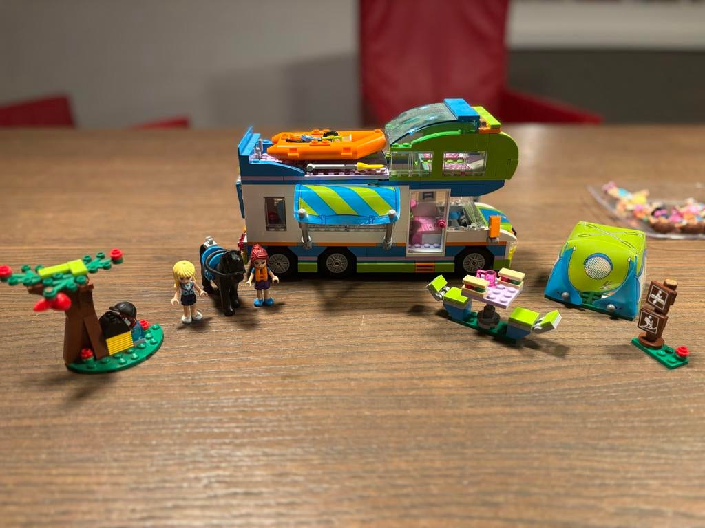 Lego Friends Mia's camper 41339, Lego, Friends, Ophalen of Verzenden, Zo goed als nieuw