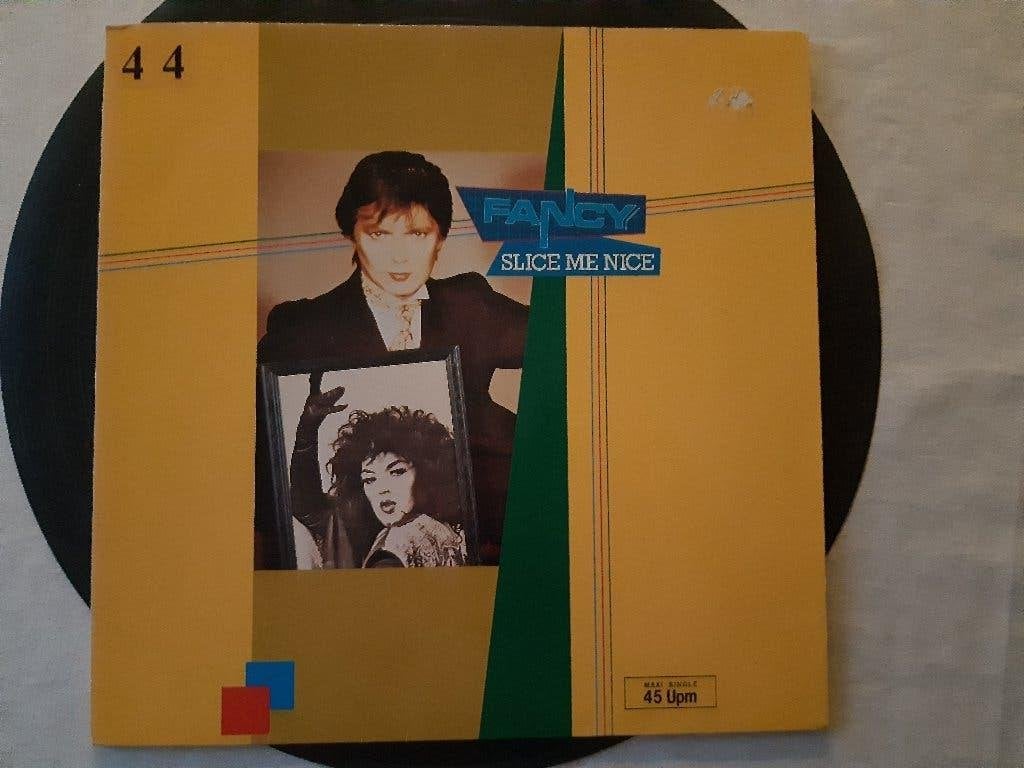Fancy - Slice Me Nice (Maxi Single), Beschermende buitenhoes, Gebruikt, Ophalen of Verzenden, Pop