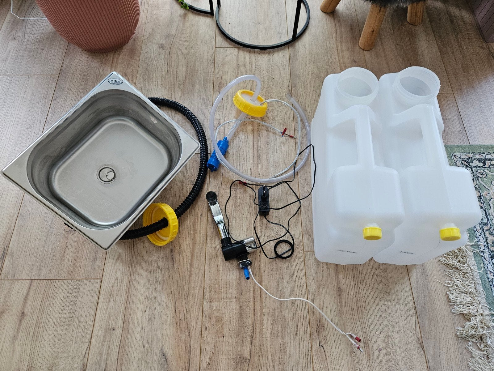 Complete wasbakset voor camper/caravan, Ophalen, Nieuw