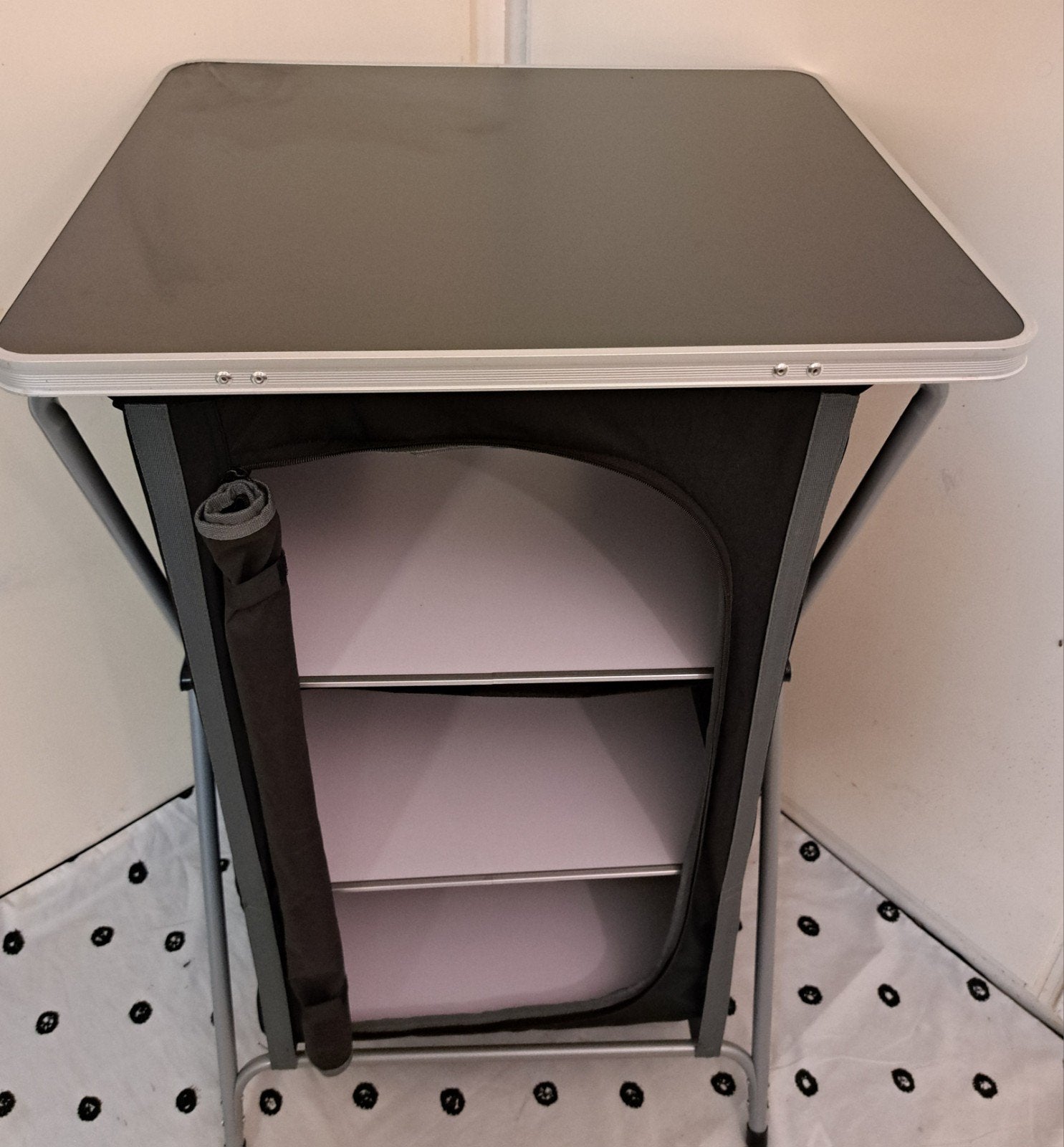 Walker Campingstyle kampeer kastje met 3 planken Compleet op, Ophalen of Verzenden, Campingkast