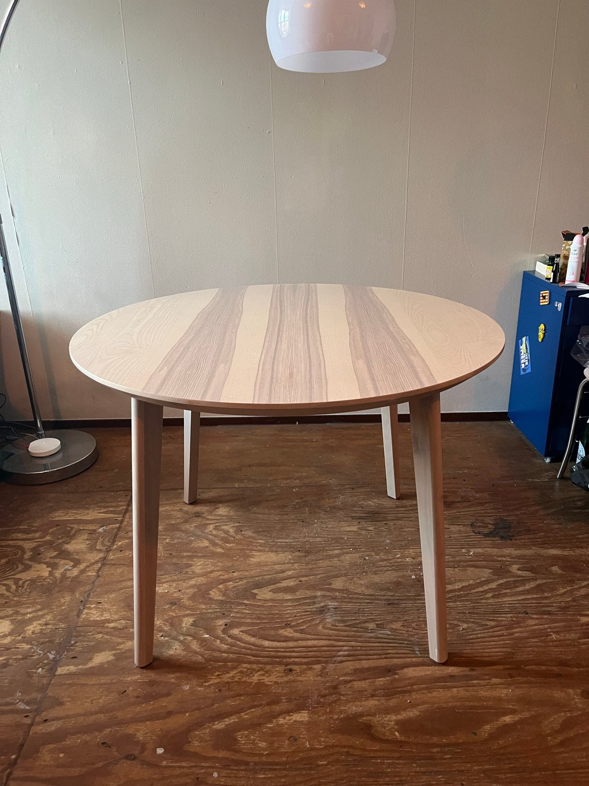 IKEA LISABO Ronde Eettafel - Zo goed als nieuw, Ophalen, 100 tot 150 cm, Rond, Tot twee personen
