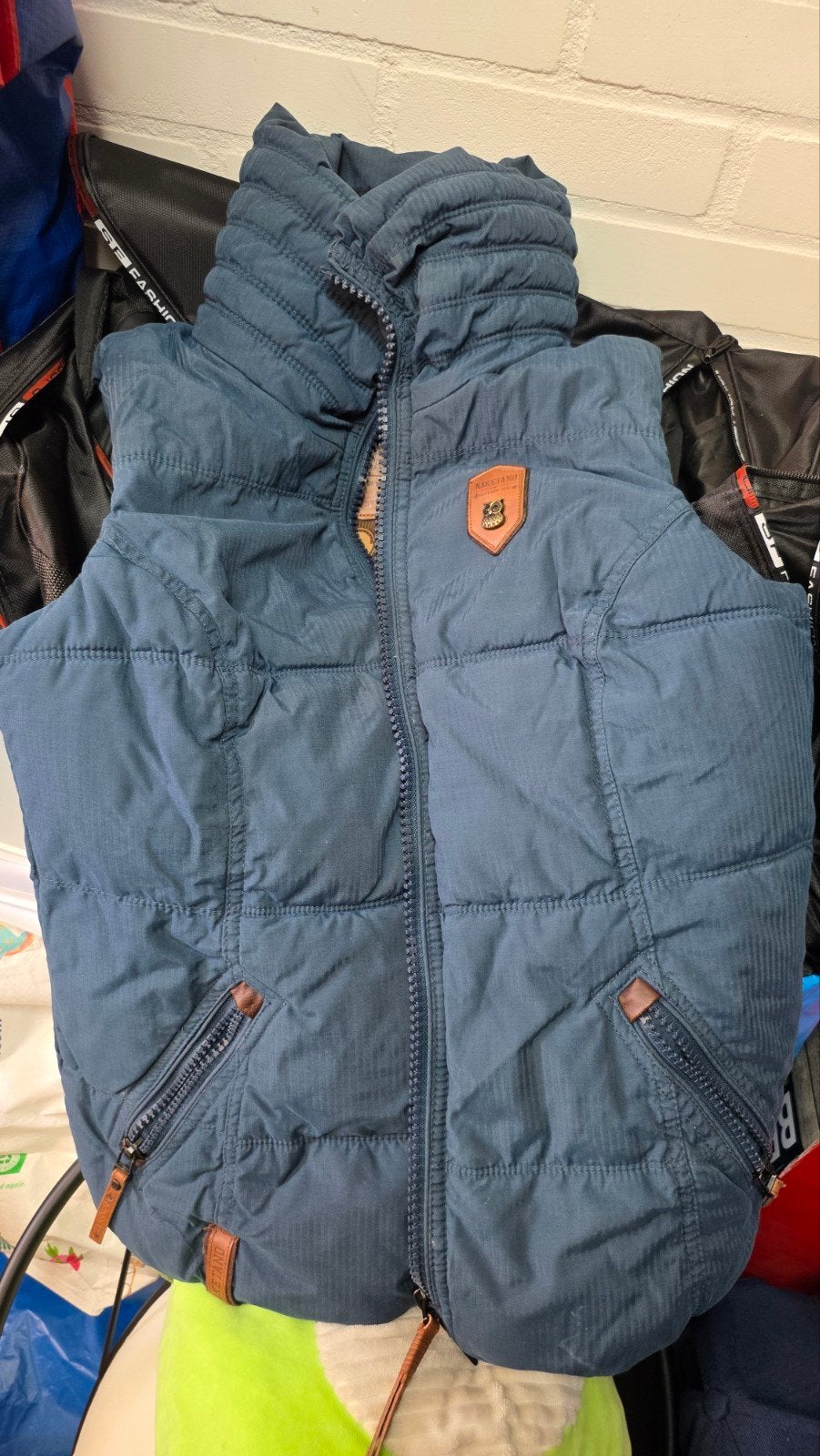 Naketano bodywarmer dames maat M, Blauw, Gedragen, Naketano, Ophalen