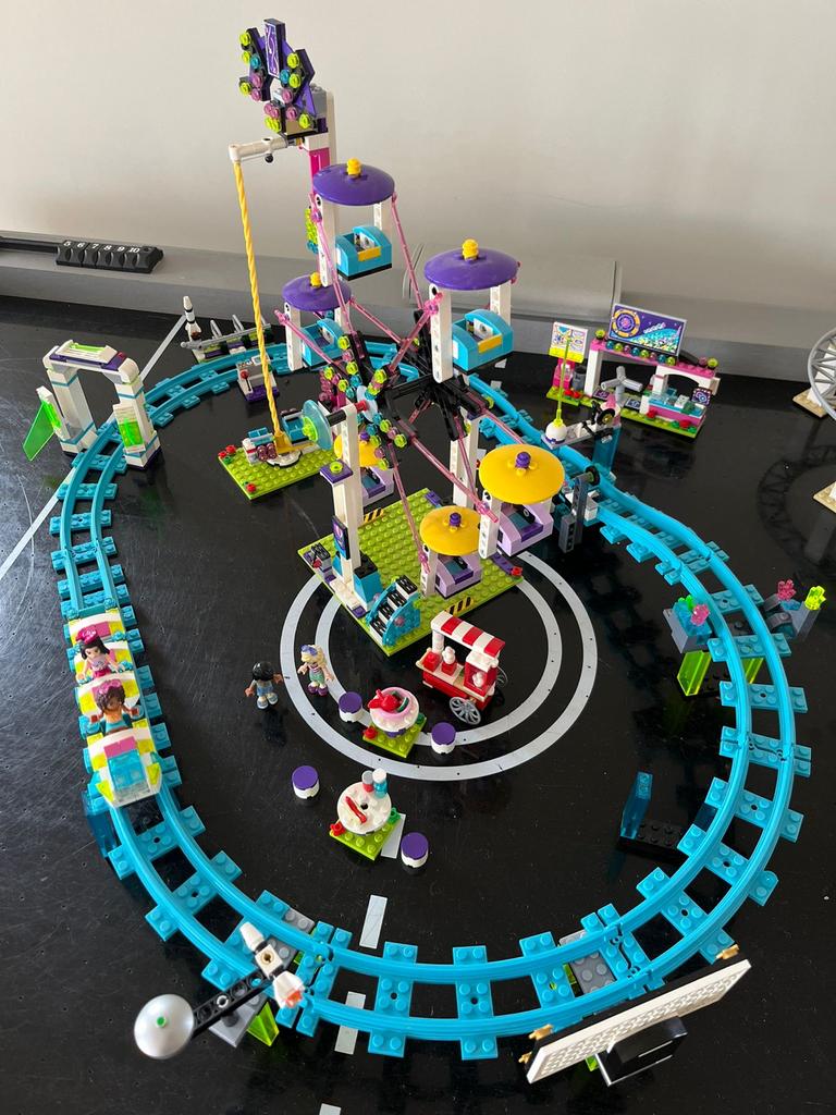 LEGO Friends Pretpark achtbaan - 41130, Ophalen of Verzenden, Gebruikt, Meisje