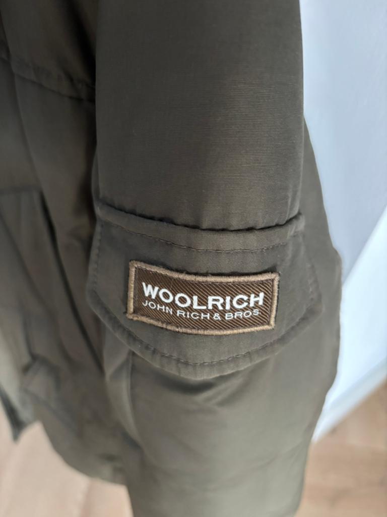 €100 Woolrich winterjas origineel maat M, Kleding | Heren, Jassen | Winter, Ophalen of Verzenden, Gedragen, Maat 48/50 (M), Groen