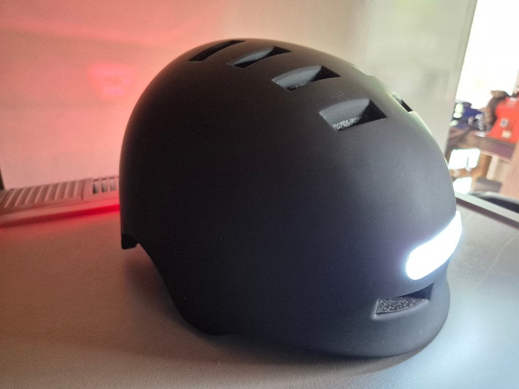 Skeeler helm met verlichting, Verstelbaar, Dames, Ophalen of Verzenden, Zo goed als nieuw