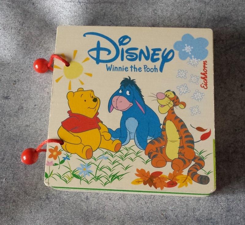 Winnie the Pooh houten voorleesboekje [4537]  [KiBaKr], Ophalen of Verzenden, Gebruikt