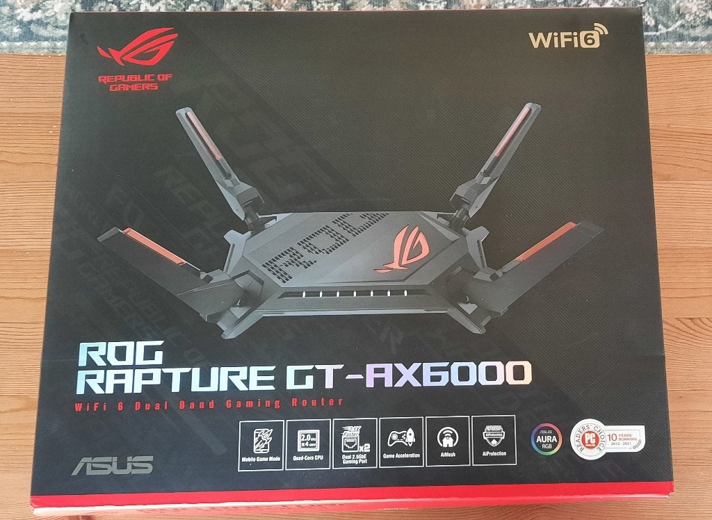 ROG RAPTURE GT - AX6000 GAMING ROUTER, Ophalen, Nieuw, ASUS