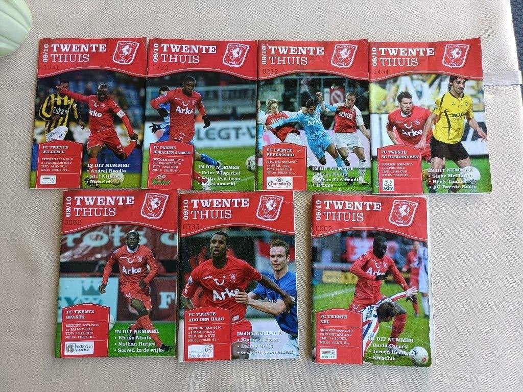 FC Twente programmaboekjes, Ophalen of Verzenden, Gebruikt, F.C. Twente, Boek of Tijdschrift