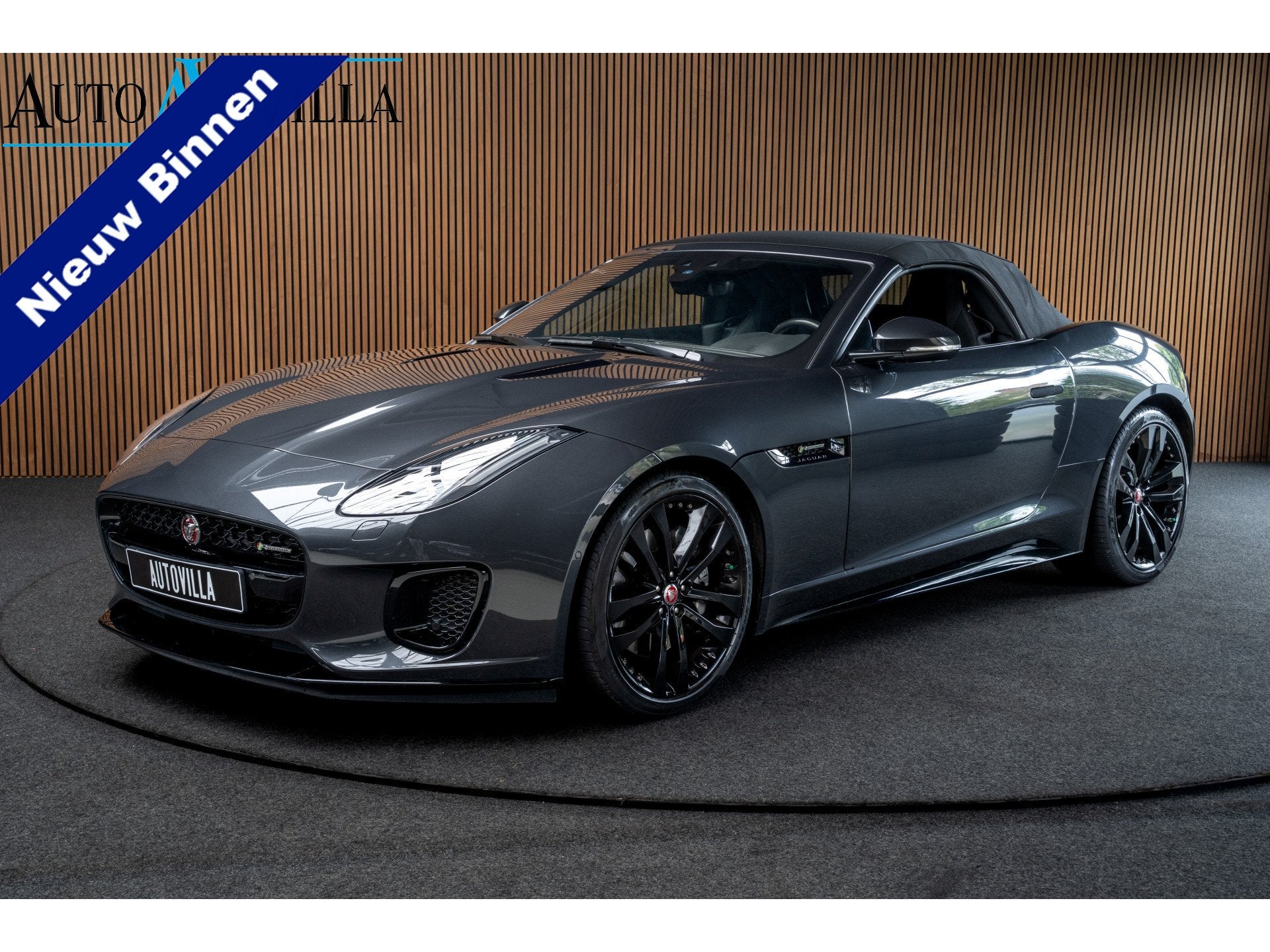 Jaguar F-Type 2.0T R-Dynamic Leer Camera Meridian Massage S., Auto's, Jaguar, Achterwielaandrijving, Euro 6, 4 cilinders, Cabriolet