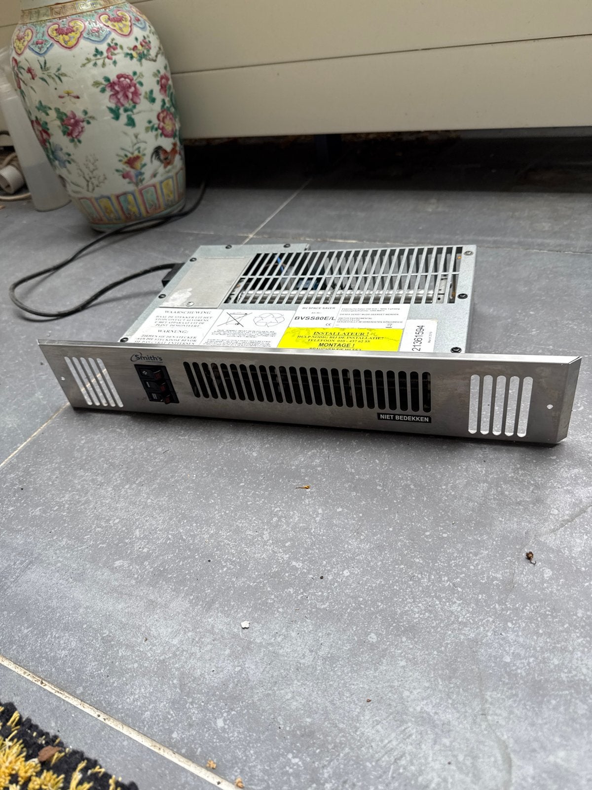Plintverwarming  BVSS80E/L Space Saver radiator, Ophalen, Gebruikt, Minder dan 30 cm, Radiator