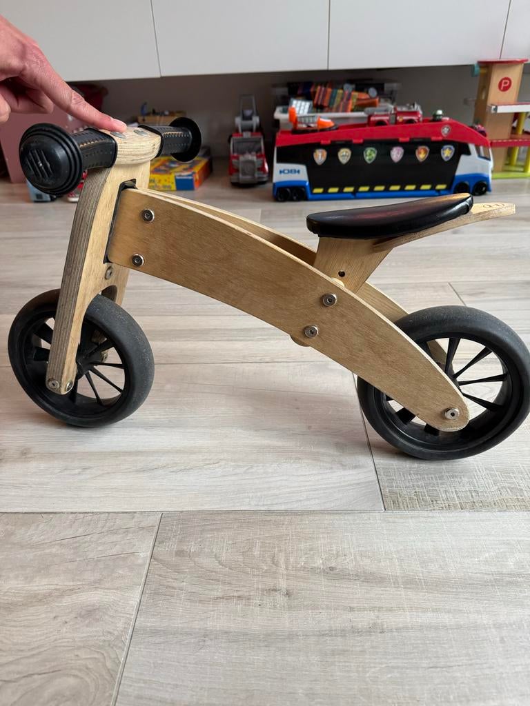 Houten loopfiets Balance Bike Bandits and Angels, Ophalen, Gebruikt, Loopfiets