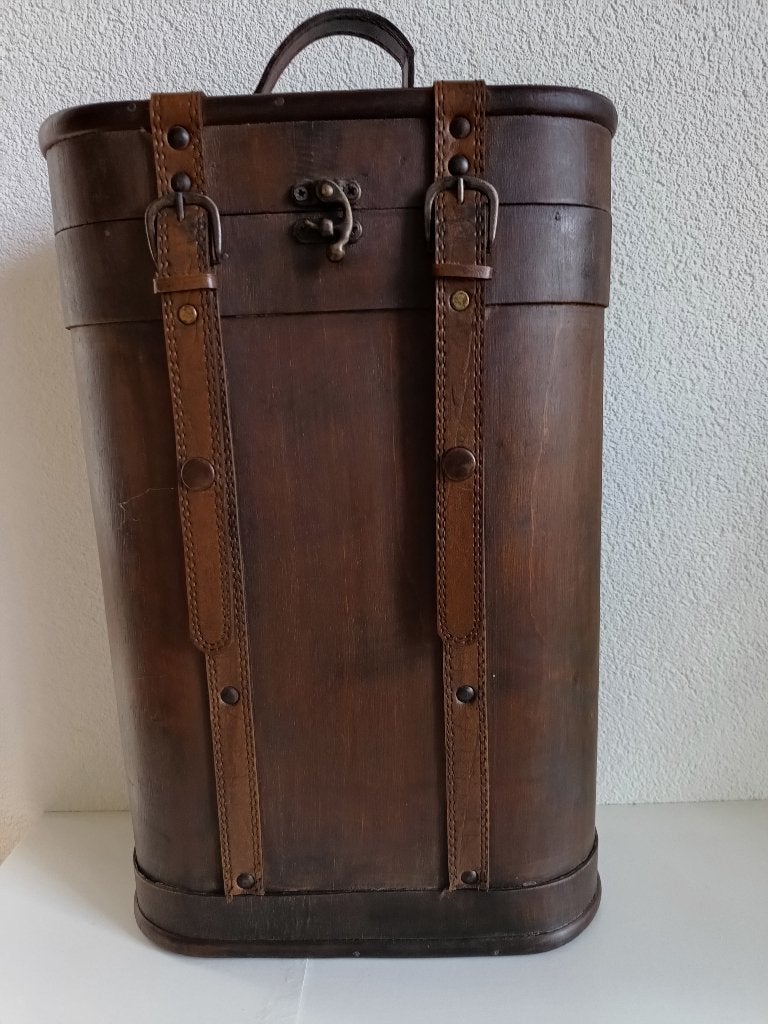 Wijnkoffer koloniale stijl, Gebruikt, Ophalen of Verzenden, Minder dan 5 flessen, 5 – 50