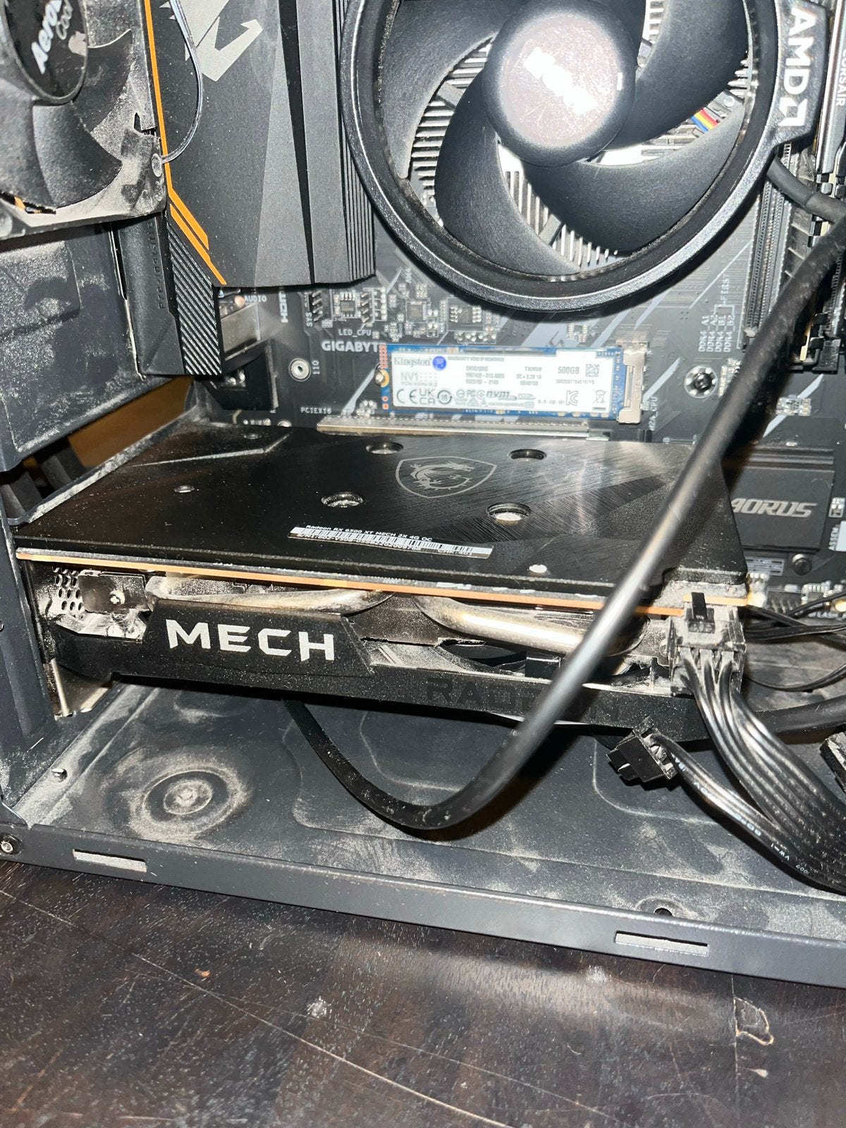MSI Radeon RX 6500 XT MECH 2X 4G Videokaart, Computers en Software, Gebruikt, GDDR6, PCI-Express 4, Ophalen of Verzenden