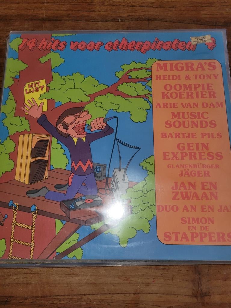 14 hits voor etherpiraten 4, Ophalen of Verzenden, Zo goed als nieuw, Overige formaten, Levenslied of Smartlap