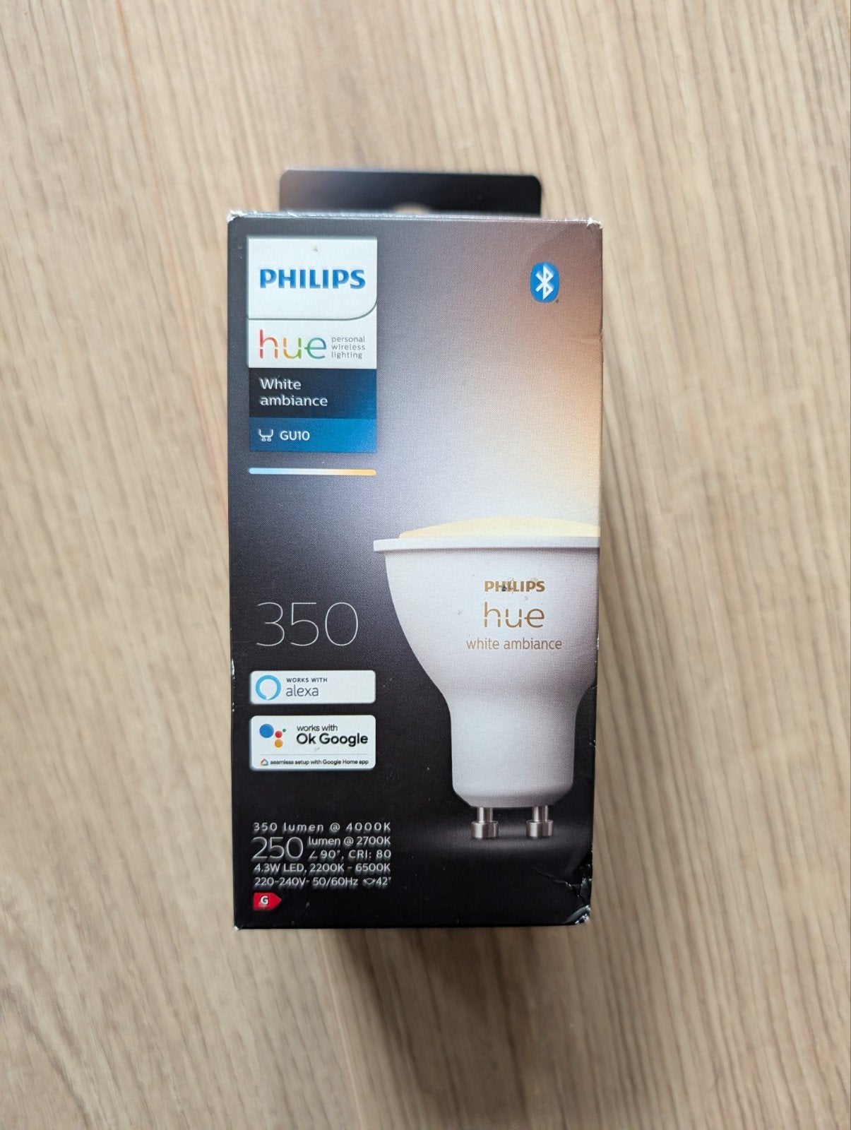 Nieuwe Philips Hue gu10 white ambiance led spot, Led-lamp, Philips Hue, Instelbaar wit, GU10