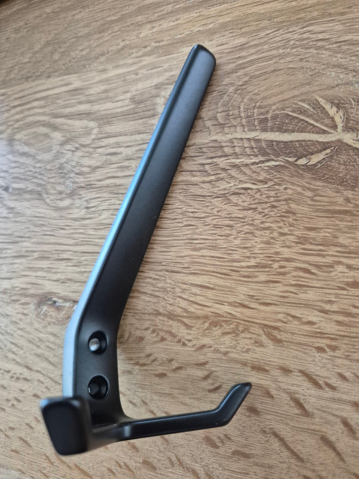Hermeta garderobe hoed- en jashaak dubbel zwart, 17 stuks, Ophalen of Verzenden, Gebruikt, Metaal, Wandhaken