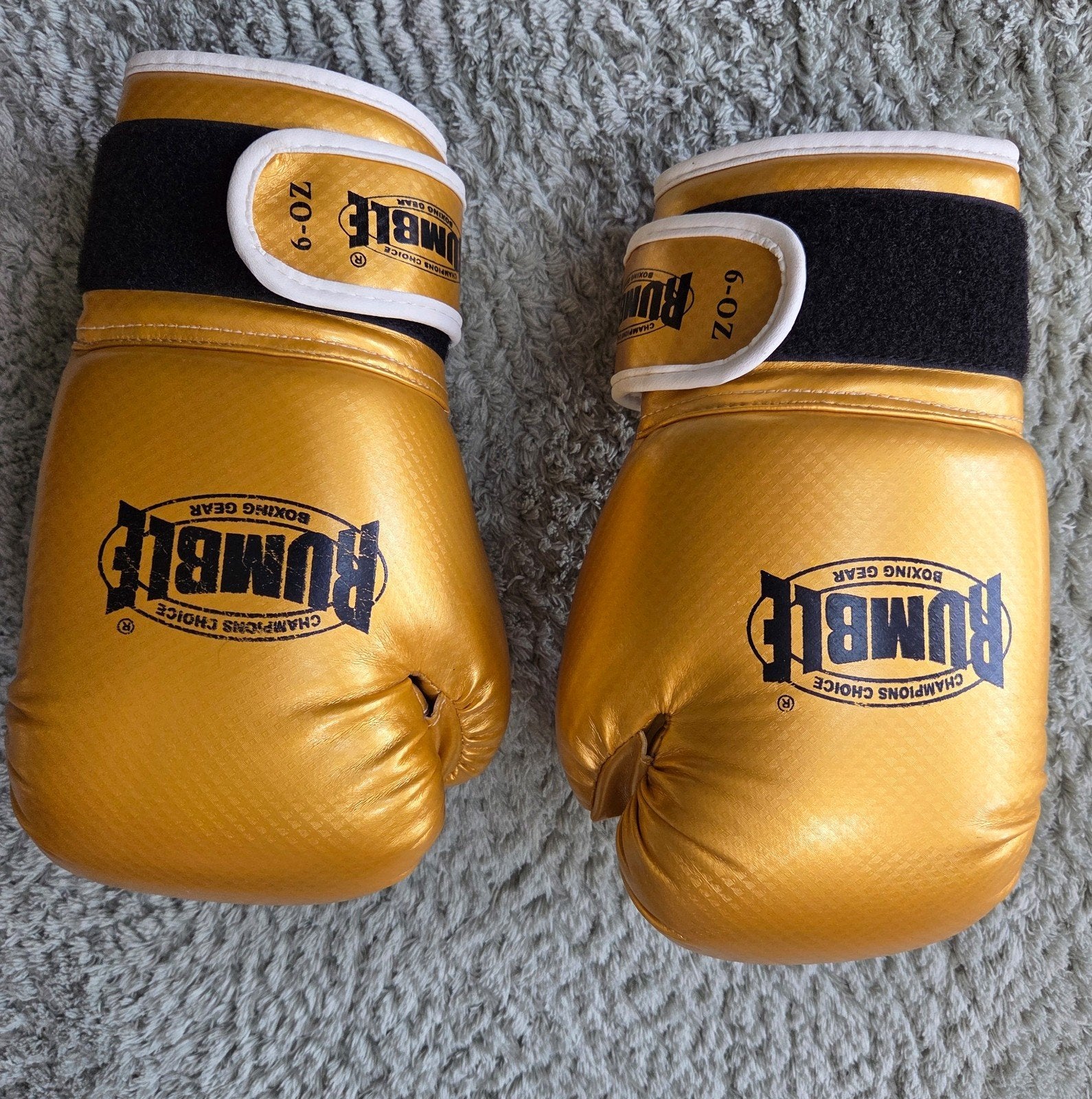 Rumble Bokshandschoenen Goud 6-OZ, Ophalen of Verzenden, Gebruikt, Bokshandschoenen