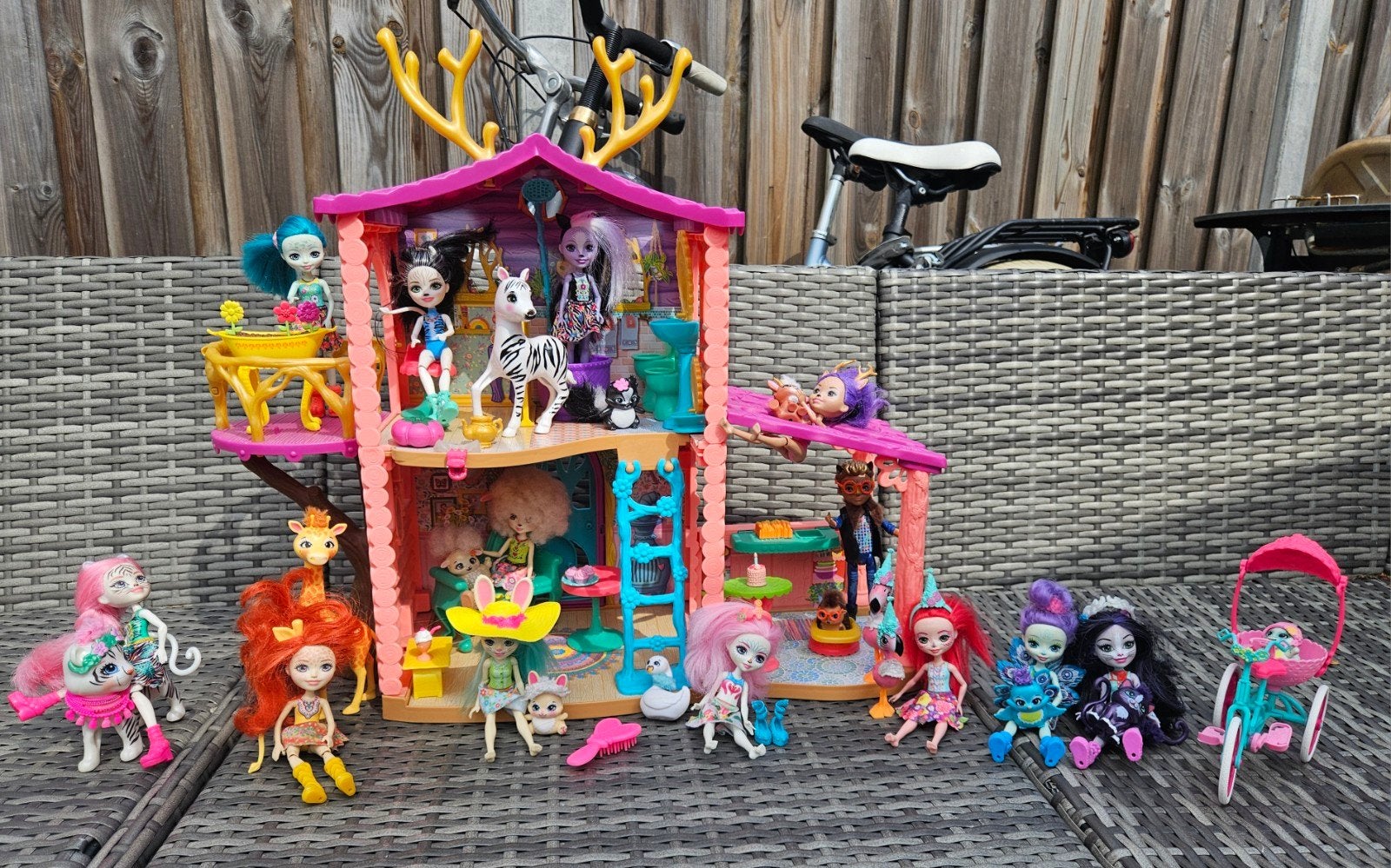 Enchantimals Hertenhuis met 12 poppetjes en diertjes, Ophalen, Overige typen