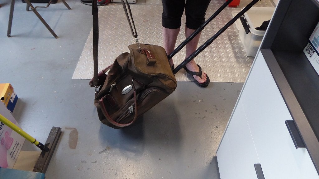 Norlander Voyager weekend tas met wieltjes, Ophalen, 40 tot 60 cm, Bruin, Nieuw