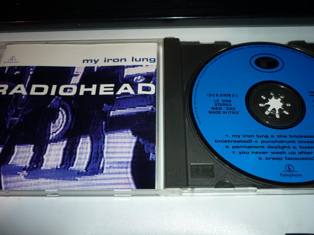 Radiohead de cd my iron lung, Cd's en Dvd's, Cd's | Rock, Verzenden, Zo goed als nieuw, Poprock