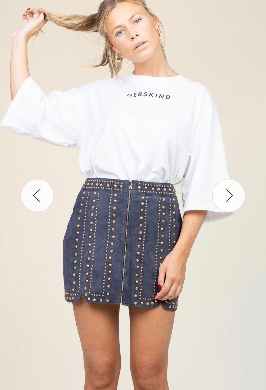 Ibana suede studs mini rok
nieuw, Blauw, Nieuw, Ophalen of Verzenden, Maat 34 (XS) of kleiner